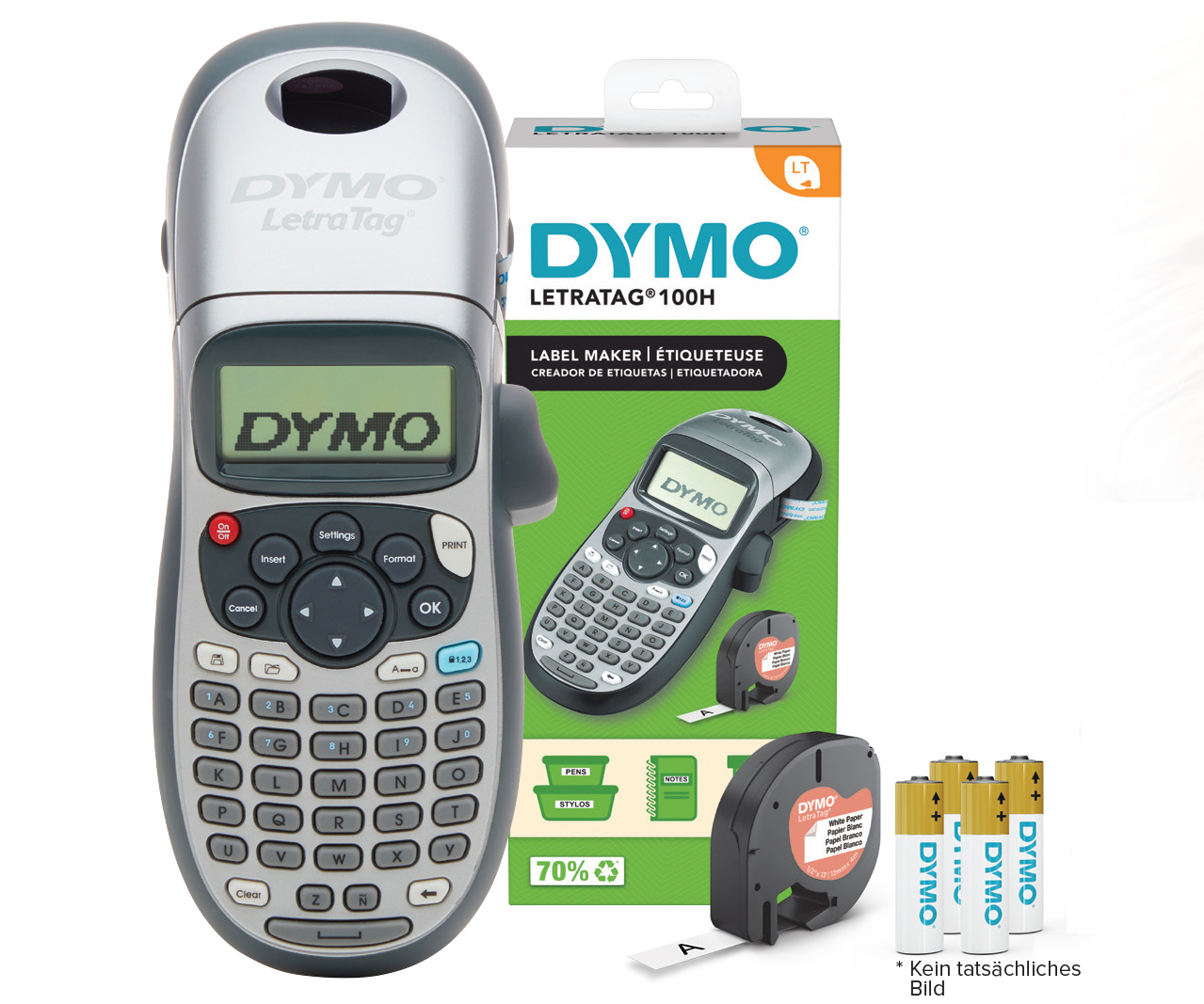 Dymo 2174577, Etikettendrucker, DYMO LetraTag LT-100H 2174577 (BILD1)